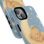 Sleepy Teddy Bear & Stars iPhone Case with MagSafe  Shamo's