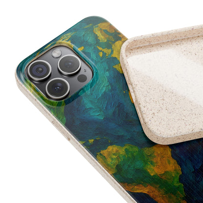 Biodegradable Phone Case — Earth Illustration Eco-Friendly Case  Shamo's