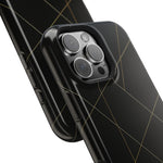 Black Geometric Design iPhone Case | MagSafe  Shamo's