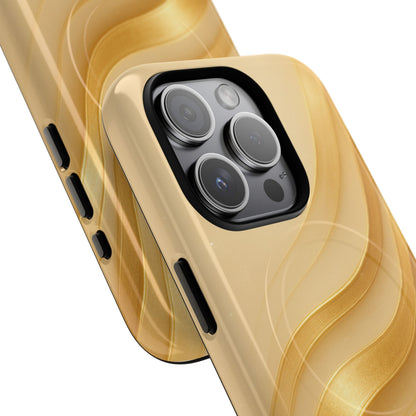 Luxury Series Golden Aura iPhone Case compatible with MagSafe - Shamo's