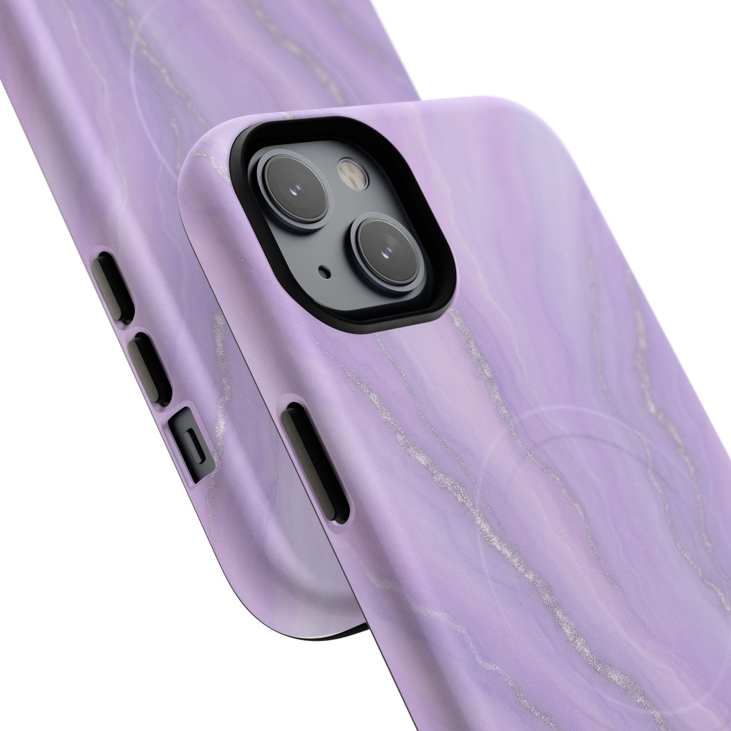 Lavender Marble iPhone Case with MagSafe