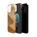 Neutral Desert Wave Design iPhone Case | MagSafe  Shamo's