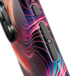 Abstract Red Wave Magnetic Impact-Resistant Phone Case | MagSafe