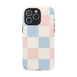 Pastel Checkerboard Pattern iPhone Cases - MagSafe - Shamo's