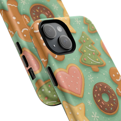 Holiday Cookie Pattern iPhone Case — MagSafe compatible - Shamo's