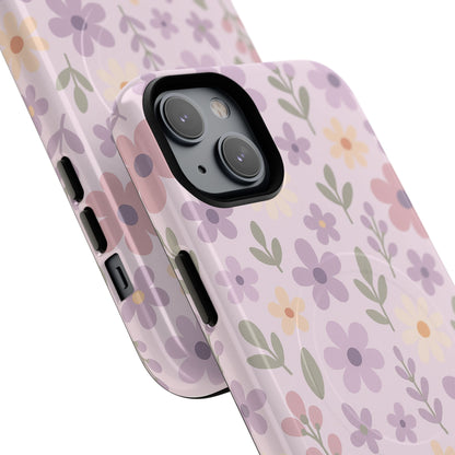 Floral Magnetic | Compatible with MagSafe Phone Case - Stylish and Durable Protection