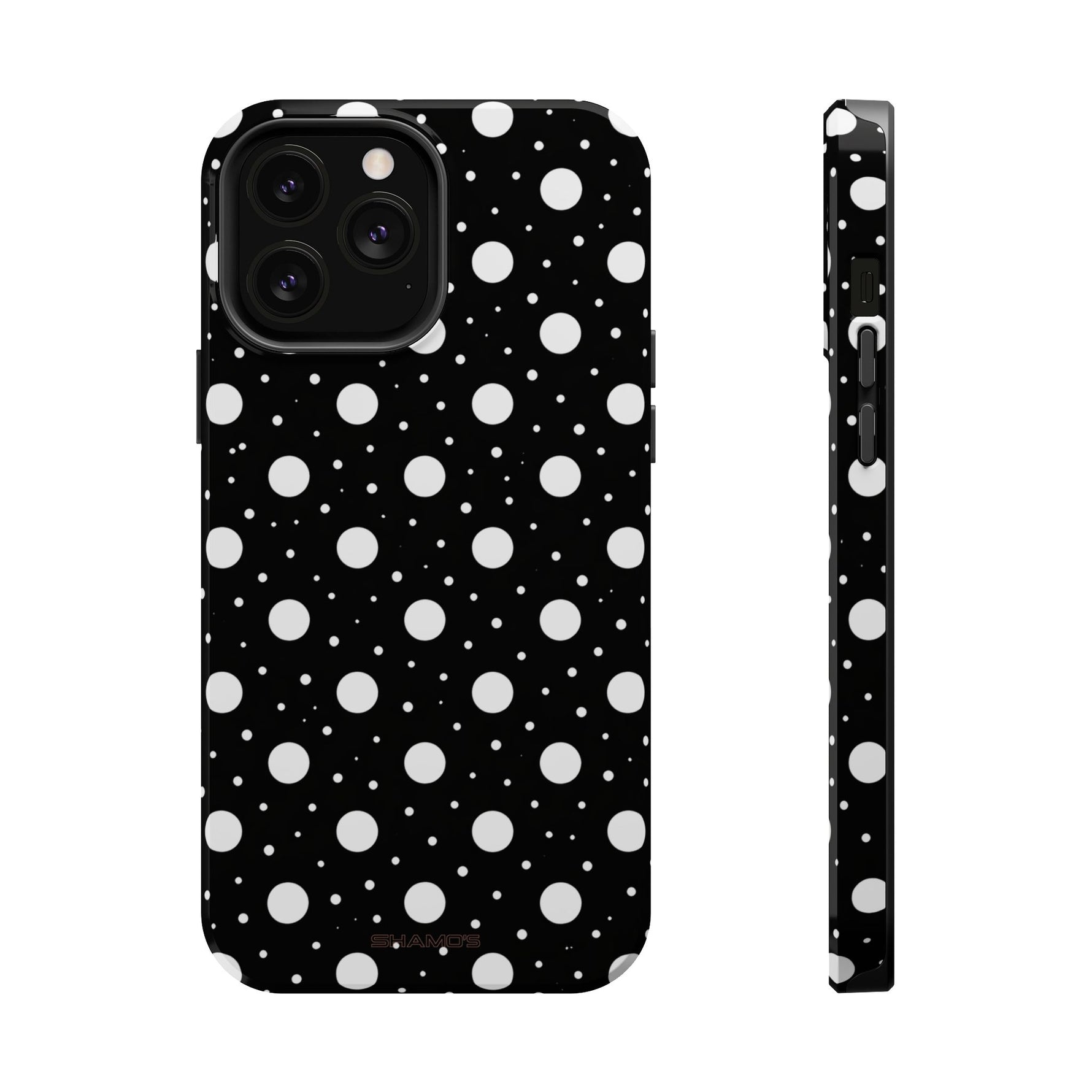 Polka Dot Impact-Resistant iPhone Case | MagSafe