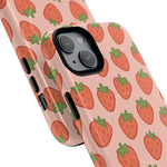 Strawberry Pattern Magnetic Phone Case | Berry Sweet Love - Shamo's