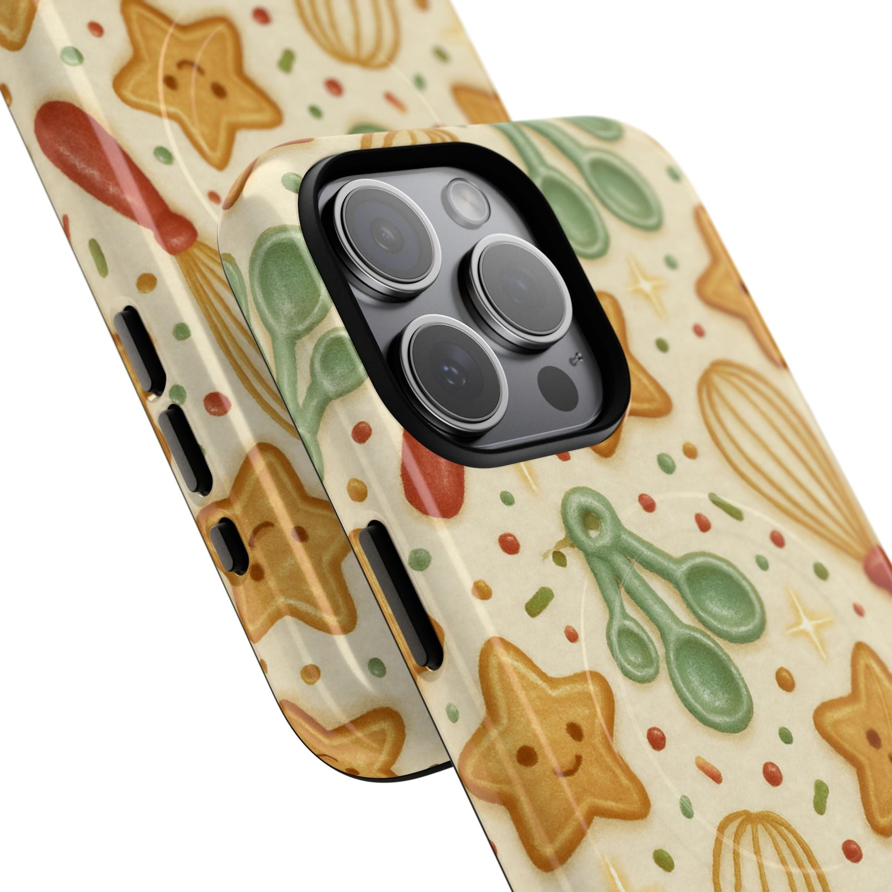 Baking Holiday iPhone Case — Cute Whisk & Cookie Pattern | compatible with MagSafe  Shamo's