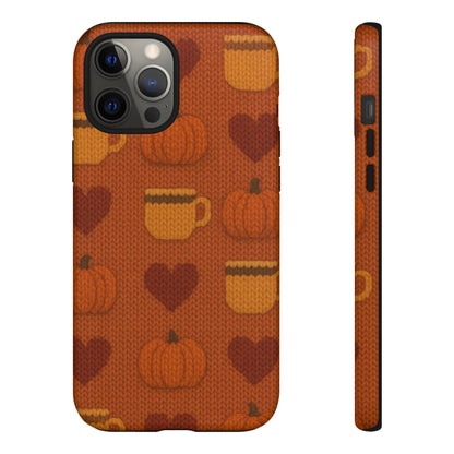 Fall Pumpkin & Coffee iPhone Case - Shamo's