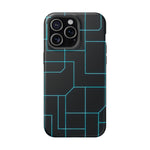 Neon Grid Magnetic Impact-Resistant iPhone Case | MagSafe compatible  Shamo's iPhone 15 Pro Max / Matte