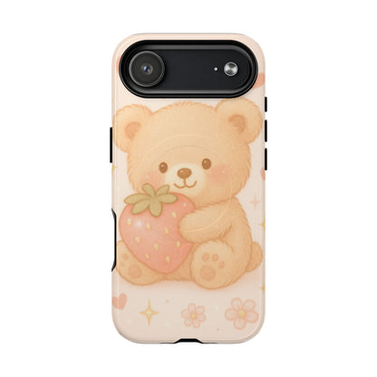 Strawberry Teddy iPhone Case with MagSafe