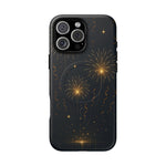 Gold Fireworks Celebration iPhone Case with MagSafe - Shamo's