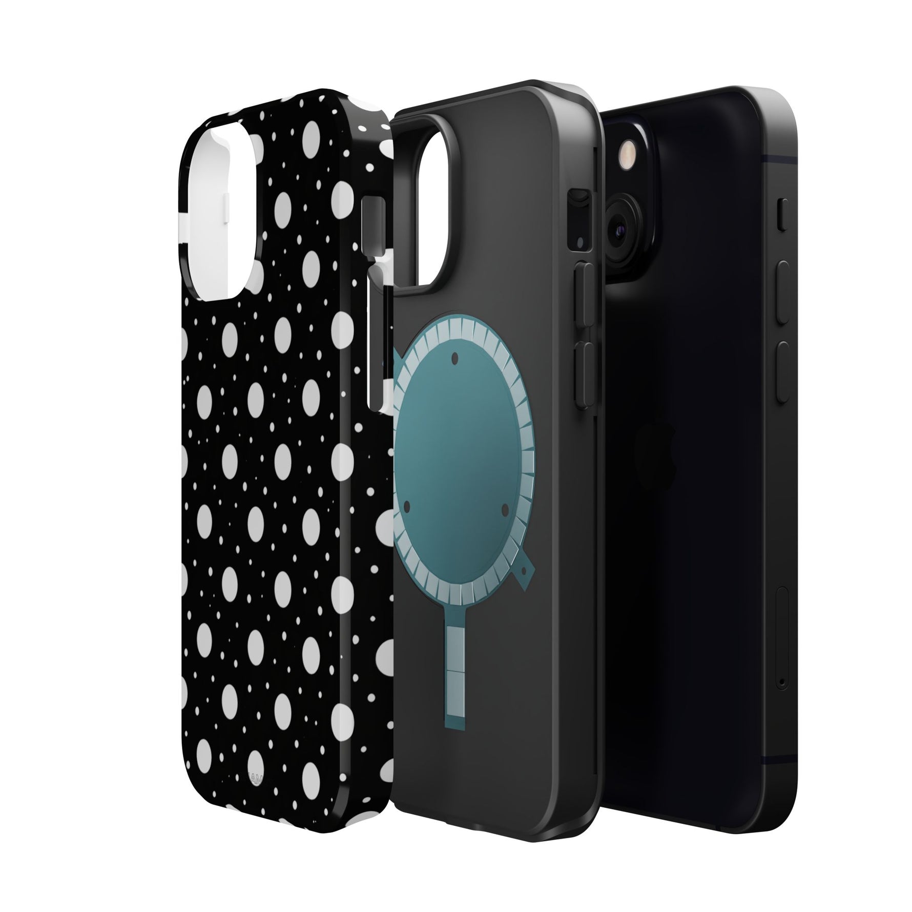 Polka Dot Impact-Resistant iPhone Case | MagSafe