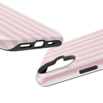 Pink Stripe Impact-Resistant Phone Case | MagSafe