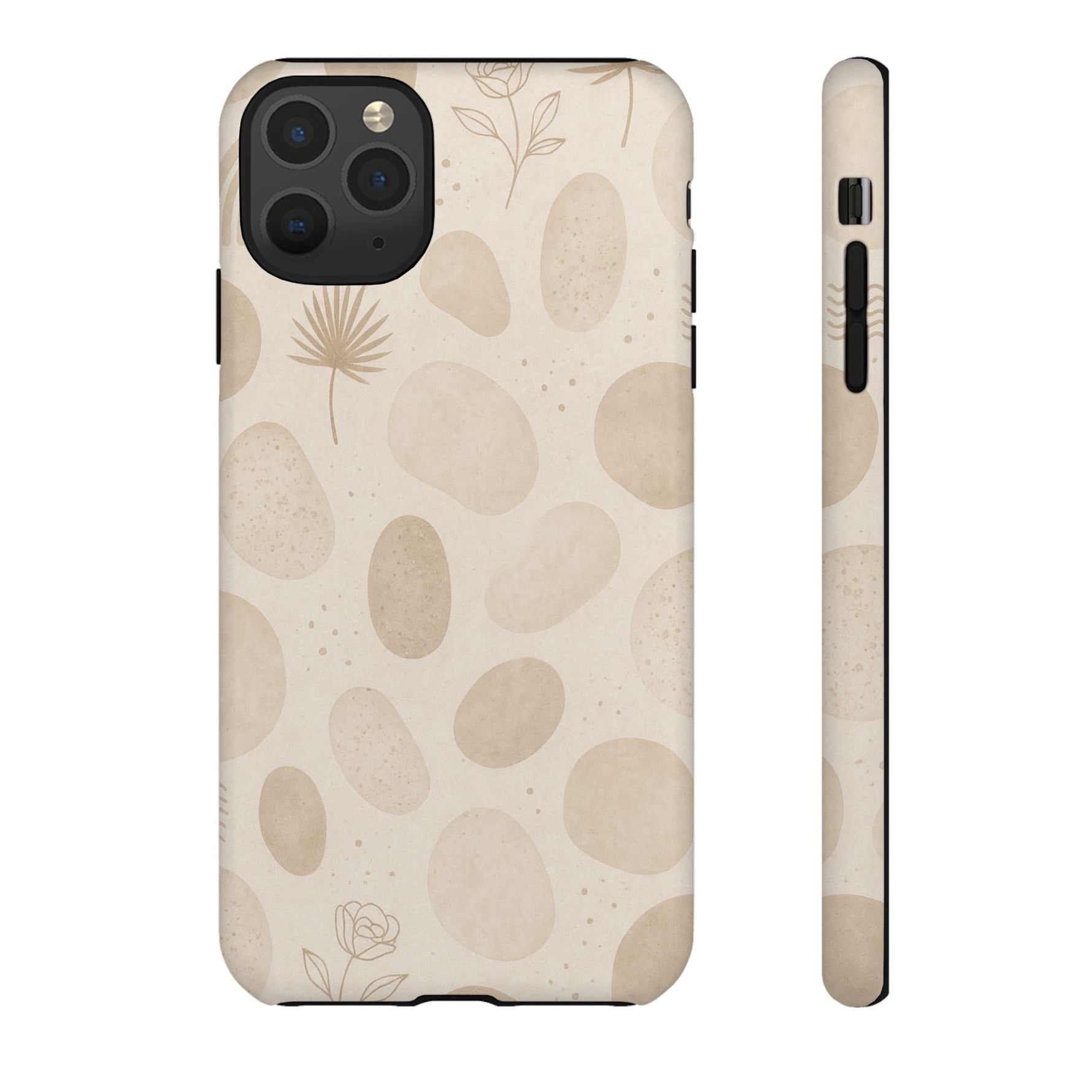 Neutral Pebble Pattern Tough iPhone Case  Shamo's iPhone 11 Pro Max / Matte