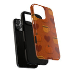 Fall Pumpkin & Coffee iPhone Case  Shamo's