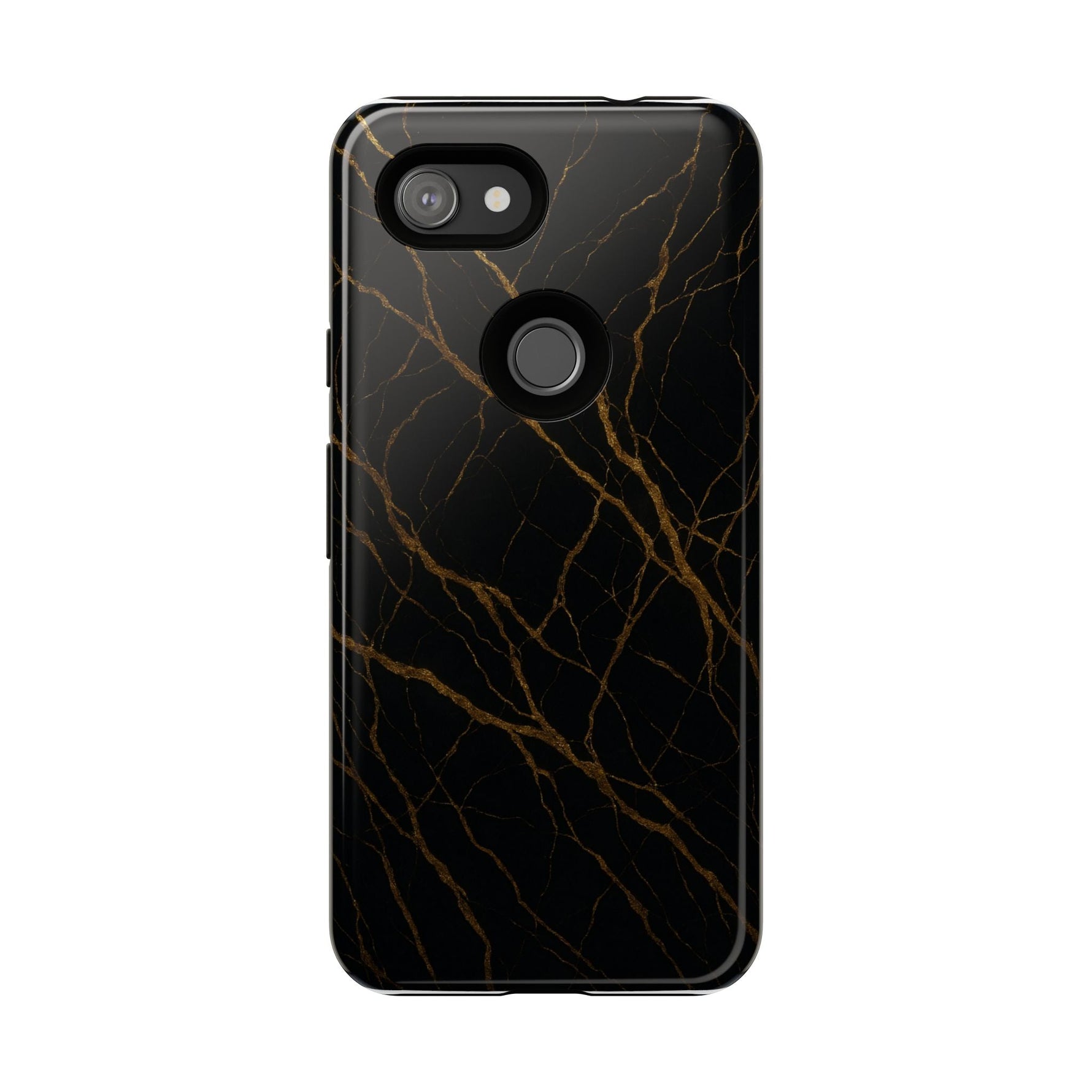 Black Marble Tough iPhone Case  Shamo's Google Pixel 3a / Glossy
