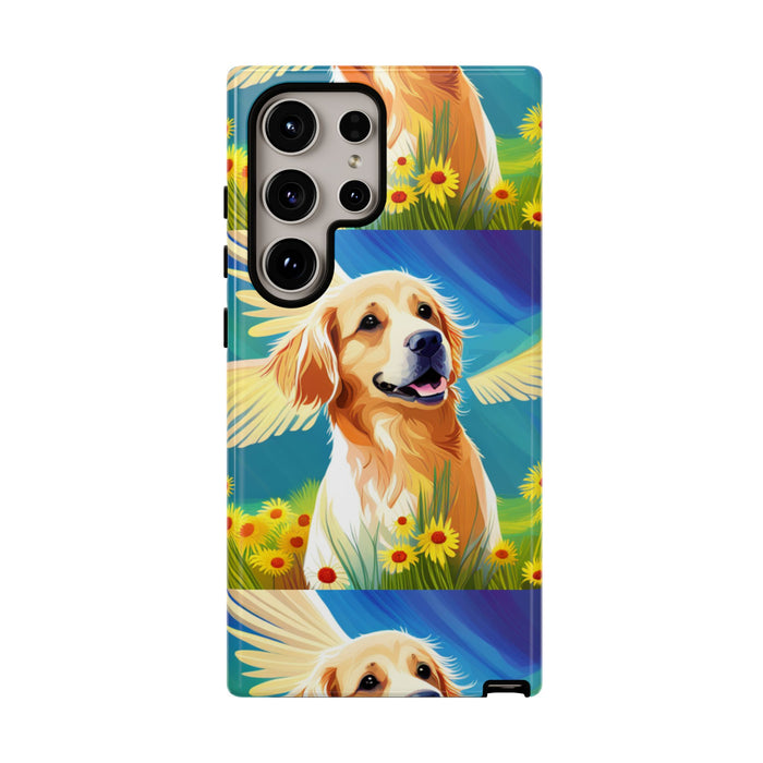 Tough Cases Golden Retriever with Wings Phone case