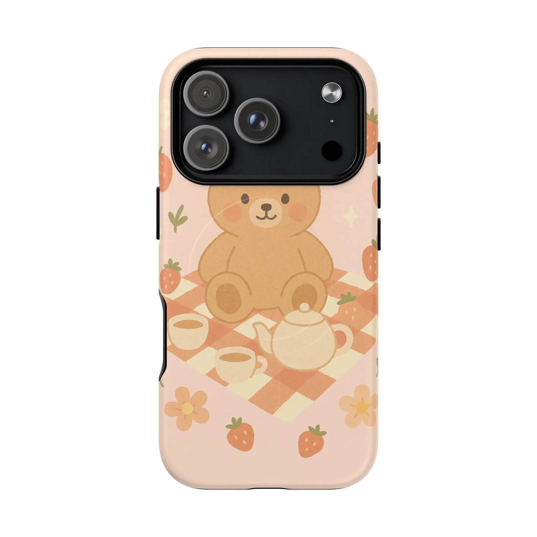 Blossom Bear Picnic iPhone Case with MagSafe - Shamo's