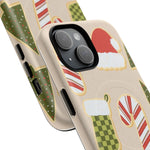 Festive Candy Cane Holiday iPhone Case | MagSafe  Shamo's