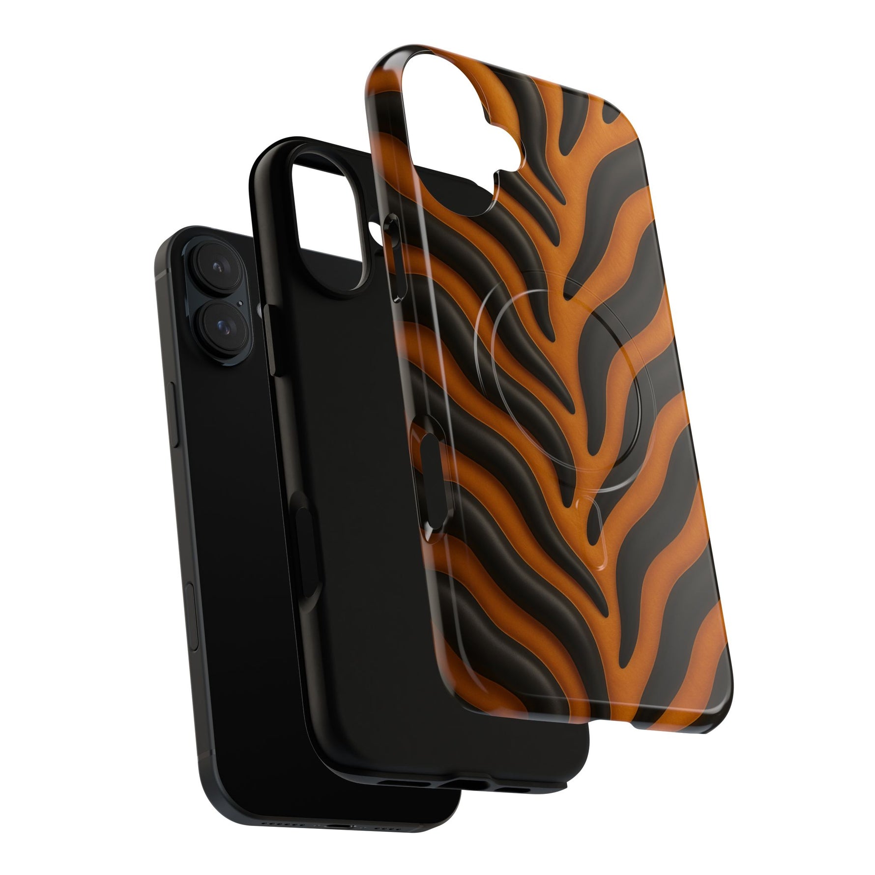 Fierce Tiger Striped iPhone Case - Works with MagSafe - Shamo's