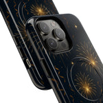 Gold Fireworks Celebration iPhone Case with MagSafe  Shamo's