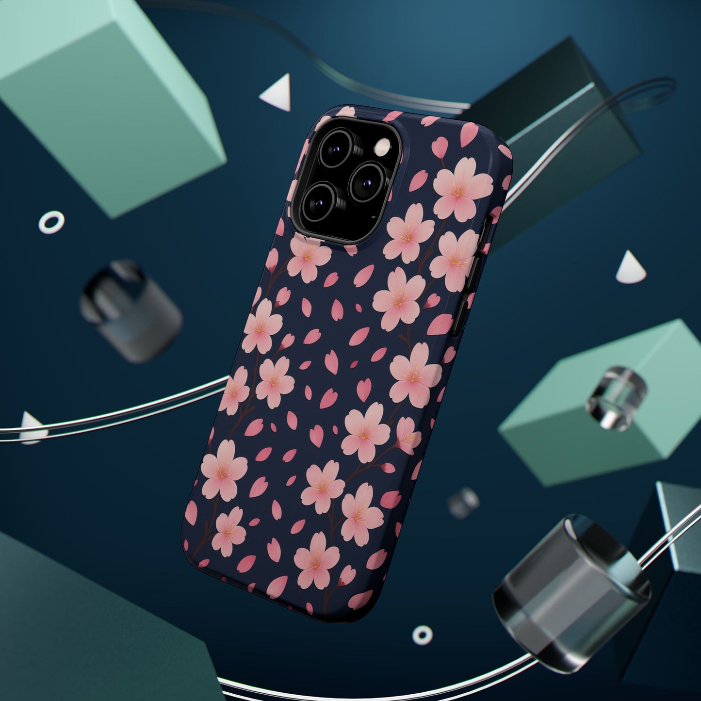 Cherry Blossom Wind iPhone Case | MagSafe - Shamo's