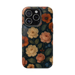 Floral Vintage Rose Magnetic Impact iPhone Case with MagSafe  Shamo's iPhone 15 Pro / Glossy