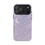 Celestial Lavender iPhone Case — Moon & Stars MagSafe Compatible - Shamo's