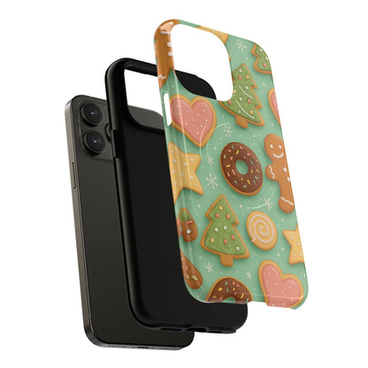 Holiday Cookie Pattern iPhone Case — MagSafe compatible