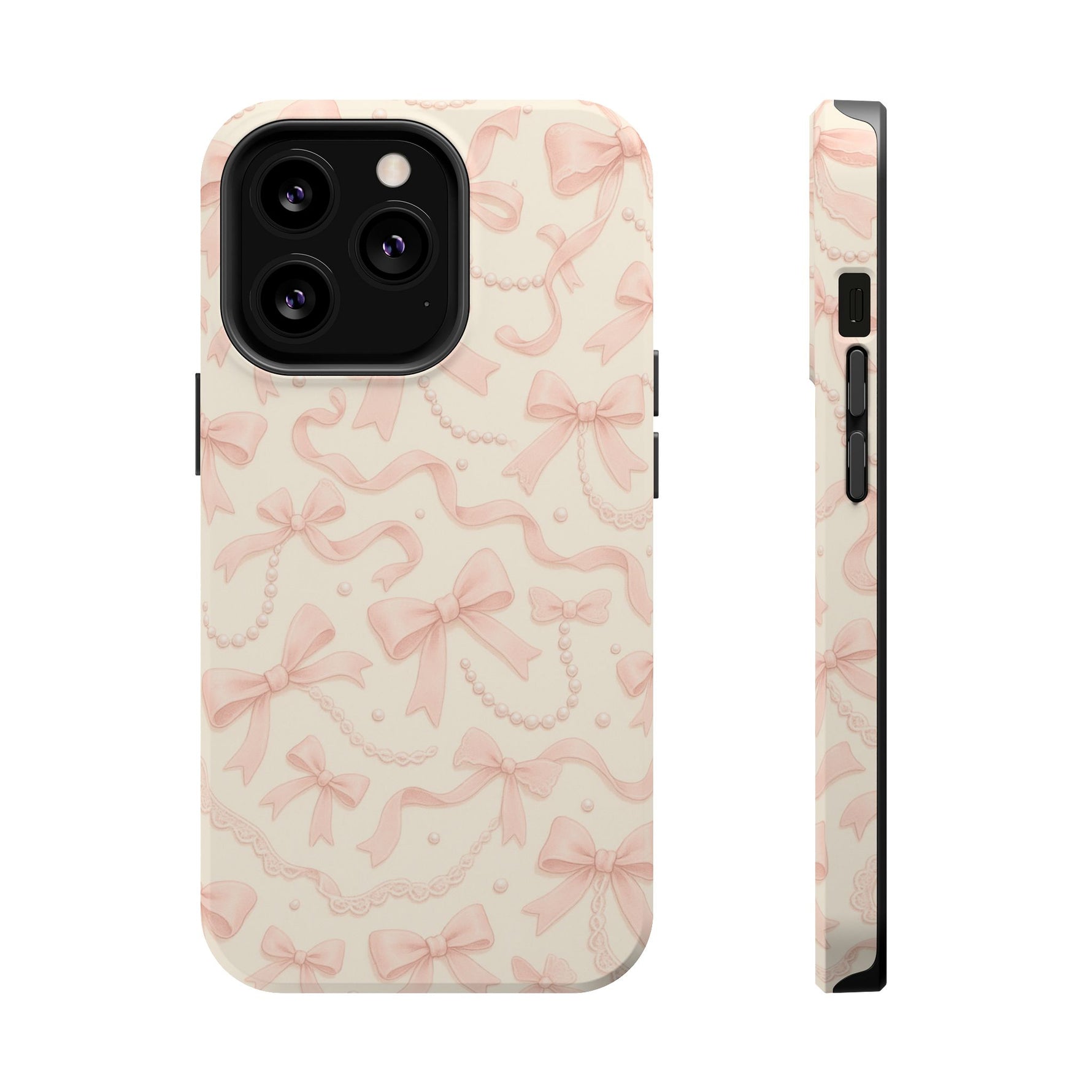 Coquette Bows Pattern iPhone Case | MagSafe - Shamo's