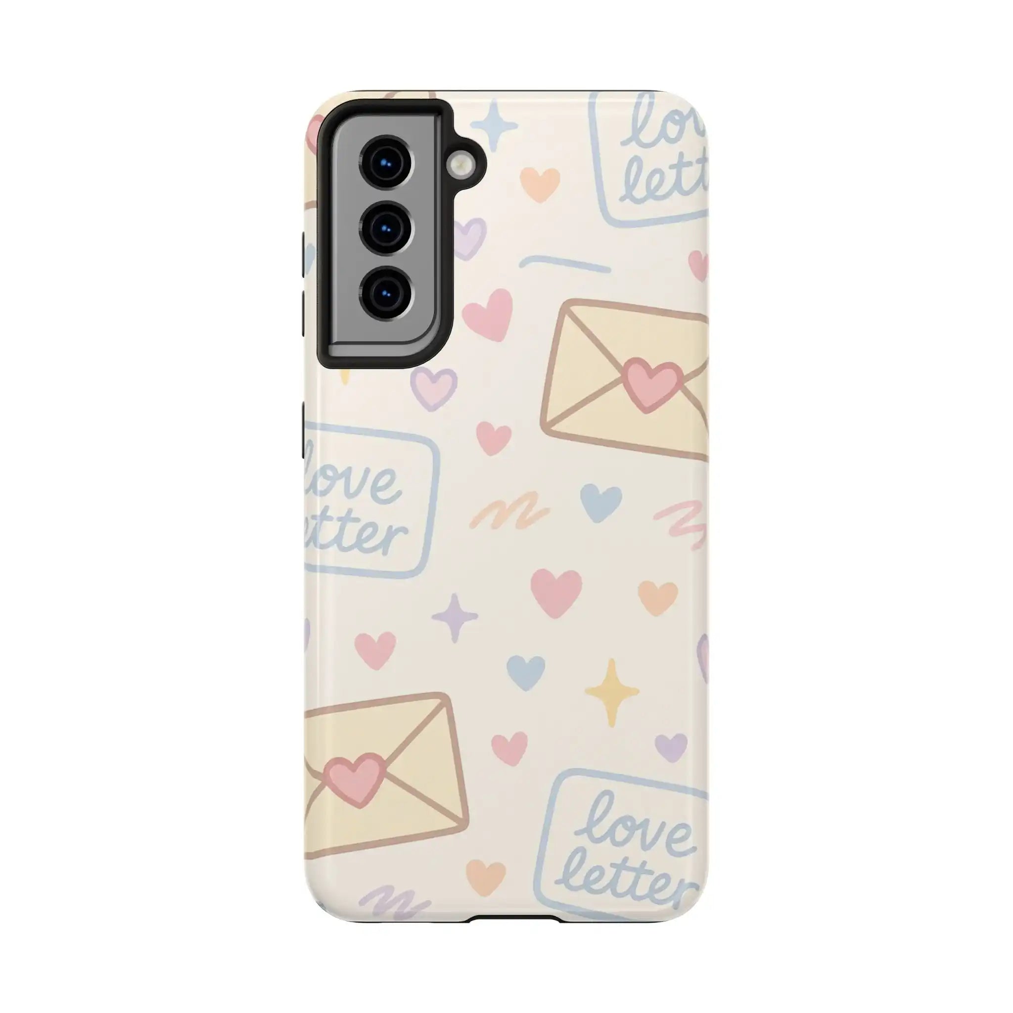 Pastel Love Letter Hearts Impact Phone Case  Shamo's Samsung Galaxy S21
