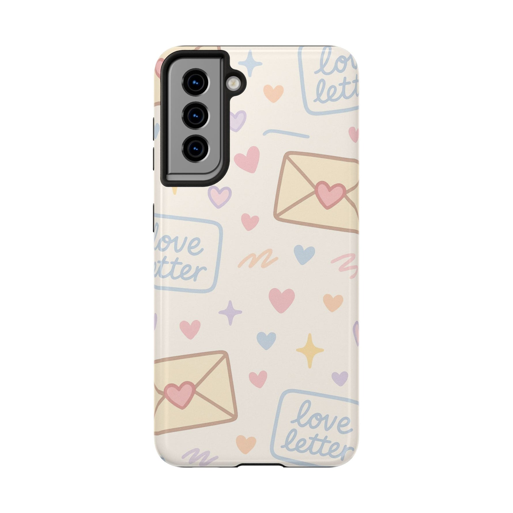 Pastel Love Letter Hearts Impact Phone Case  Shamo's Samsung Galaxy S21