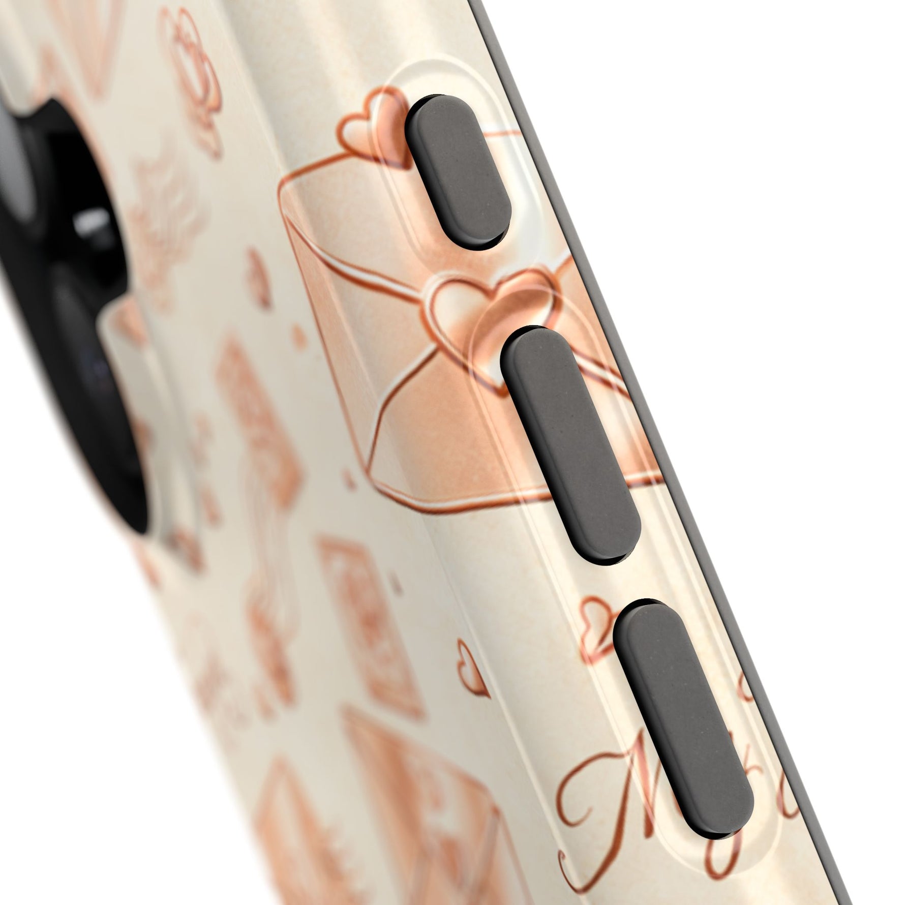 Vintage Love Letter iPhone Case — MagSafe Compatible, Impact-Resistant & Shockproof - iPhone 17 Pro Max / Glossy - Shamo's