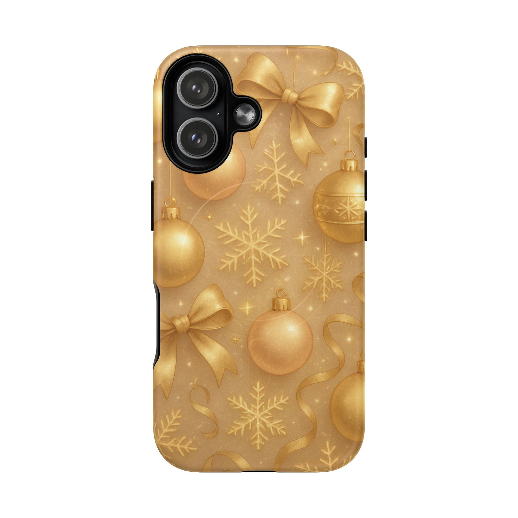 Holiday Gold Ornament iPhone Case | Compatible with MagSafe - Shamo's