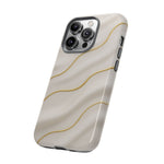 Elegant Gold Wave Tough iPhone Case  Shamo's
