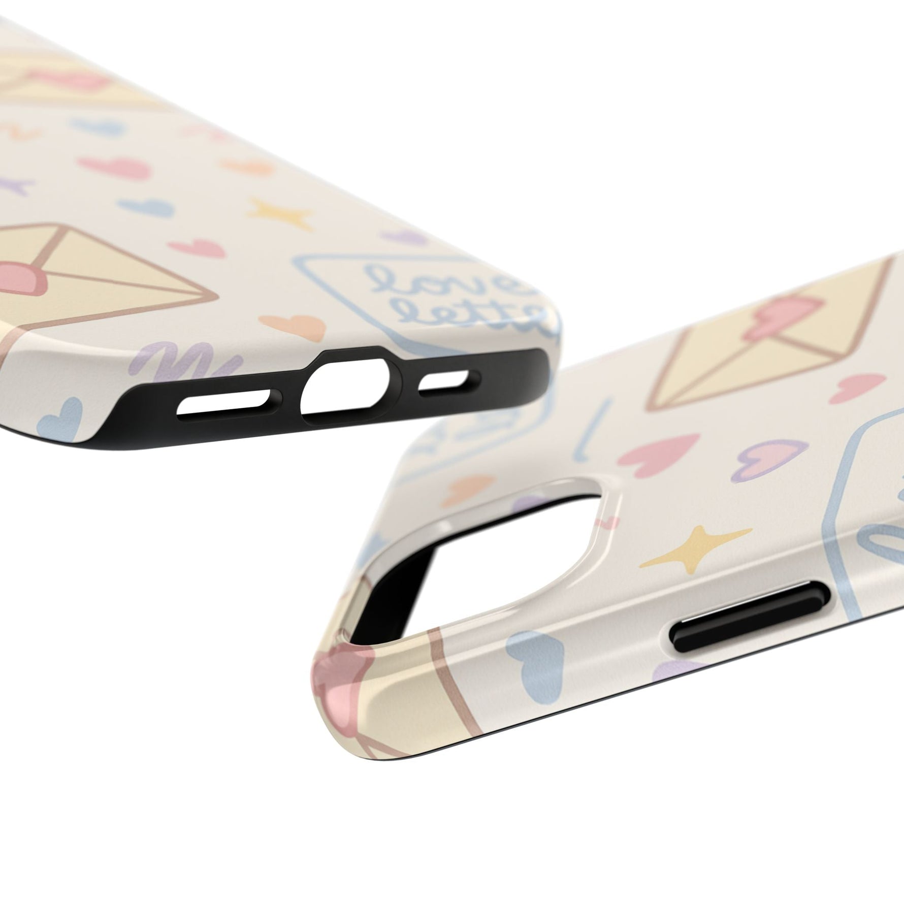 Pastel Love Letter Hearts Impact Phone Case  Shamo's