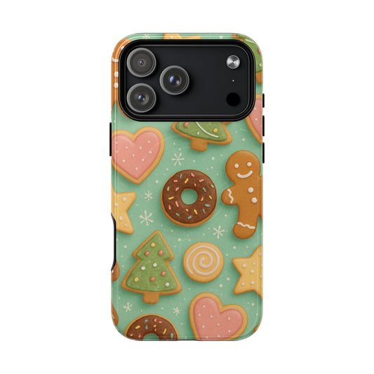 Holiday Cookie Pattern iPhone Case — MagSafe compatible - Shamo's