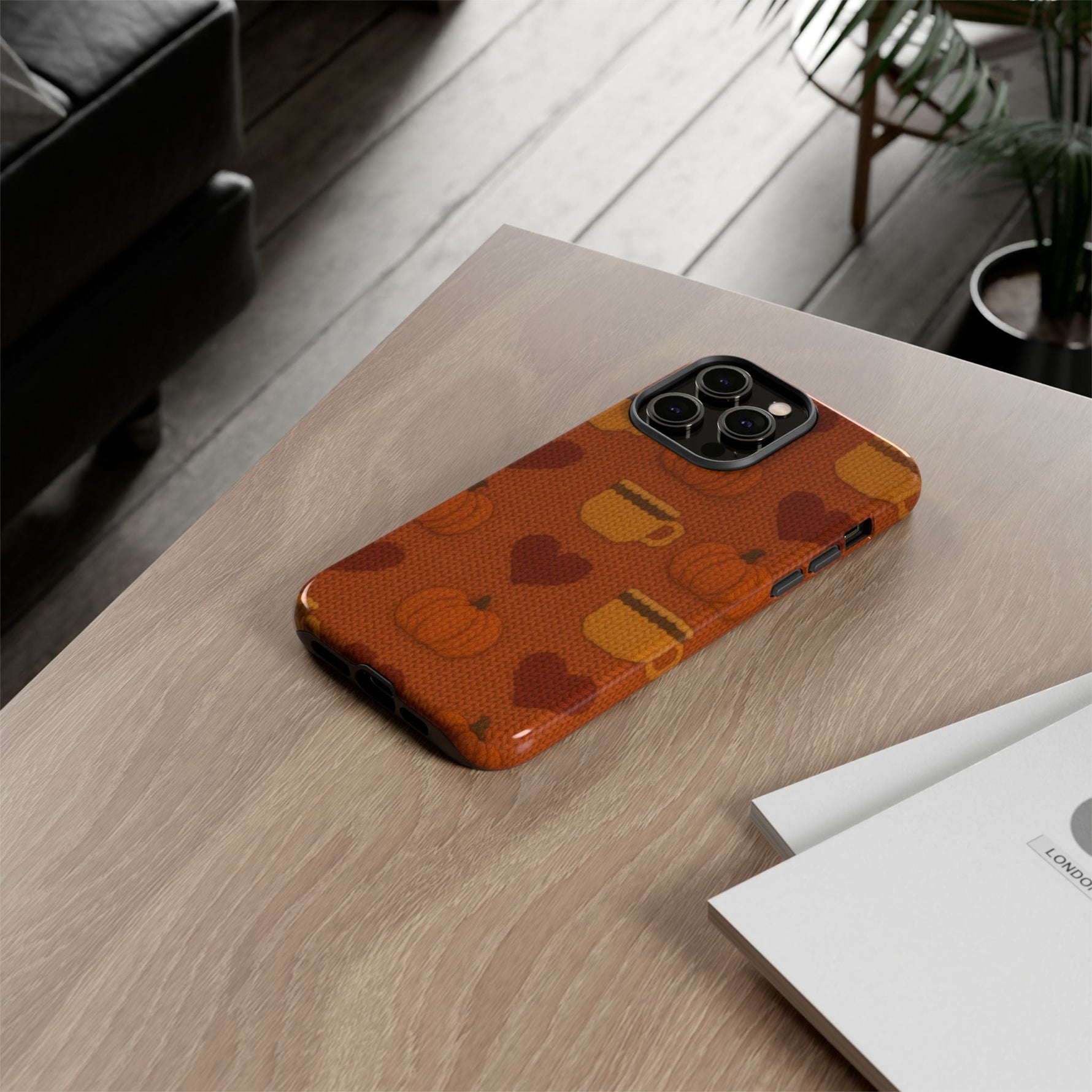 Fall Pumpkin & Coffee iPhone Case  Shamo's
