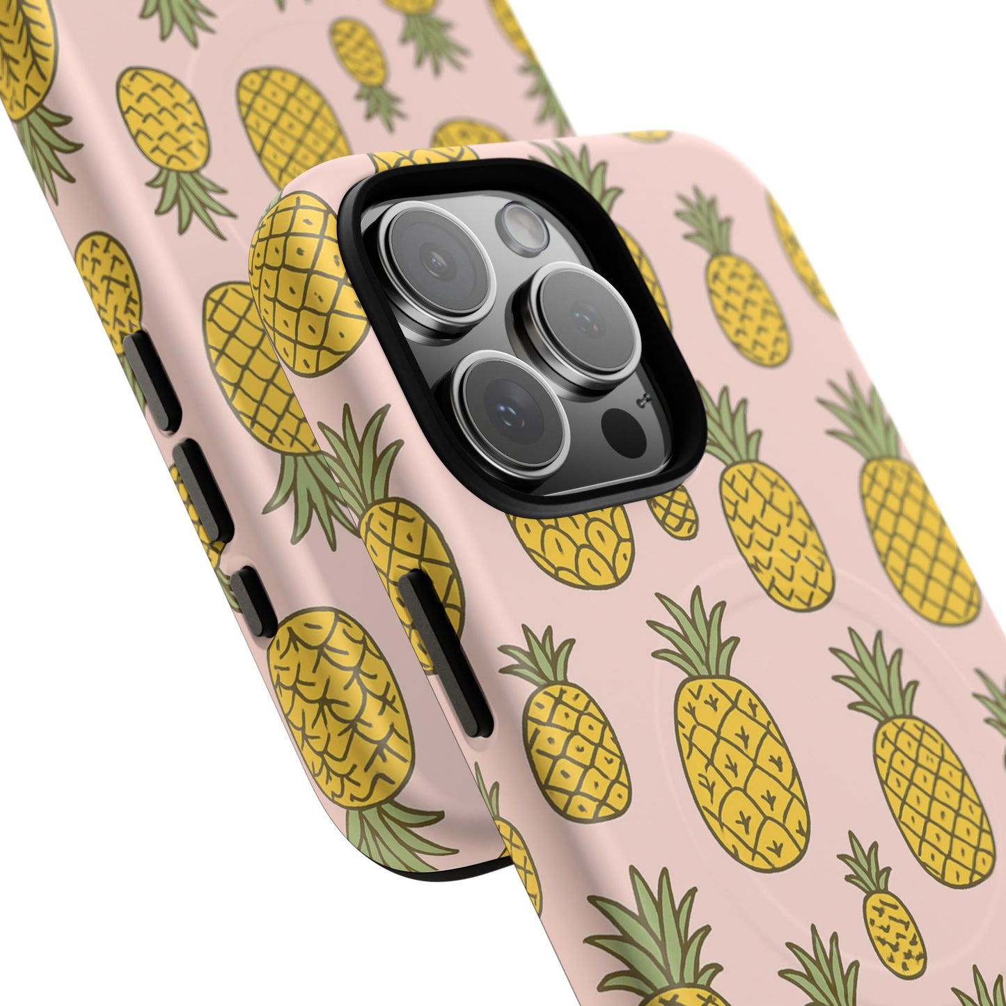 Pineapple Pattern Fruit Case for iPhone | MagSafe Compatible