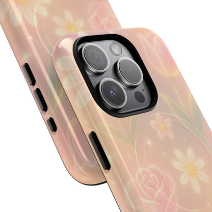 Sparkle Garden Floral iPhone Case with MagSafe