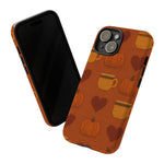 Fall Pumpkin & Coffee iPhone Case  Shamo's