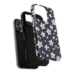 Navy Blossom Floral iPhone Case | MagSafe  Shamo's