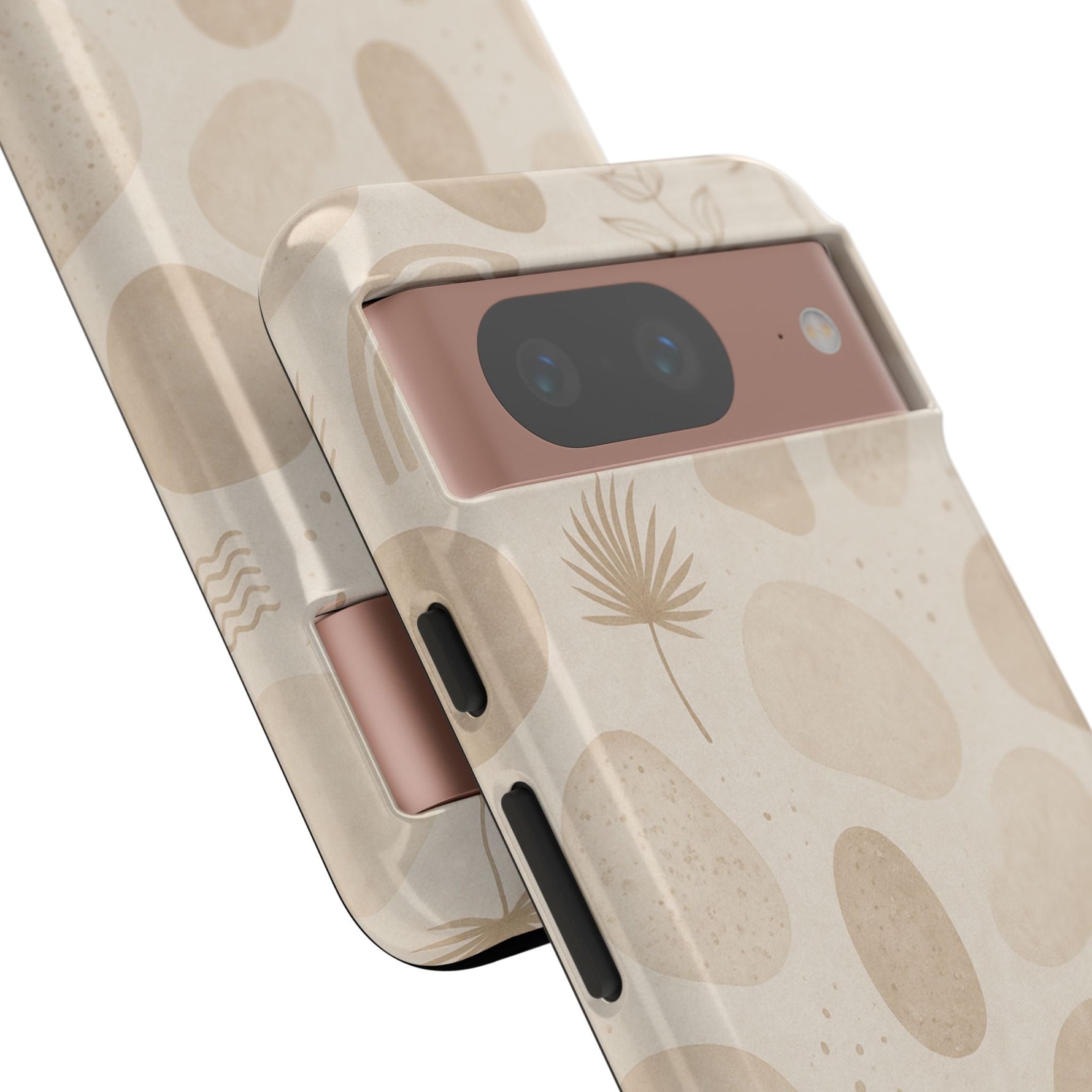 Neutral Pebble Pattern Tough iPhone Case  Shamo's