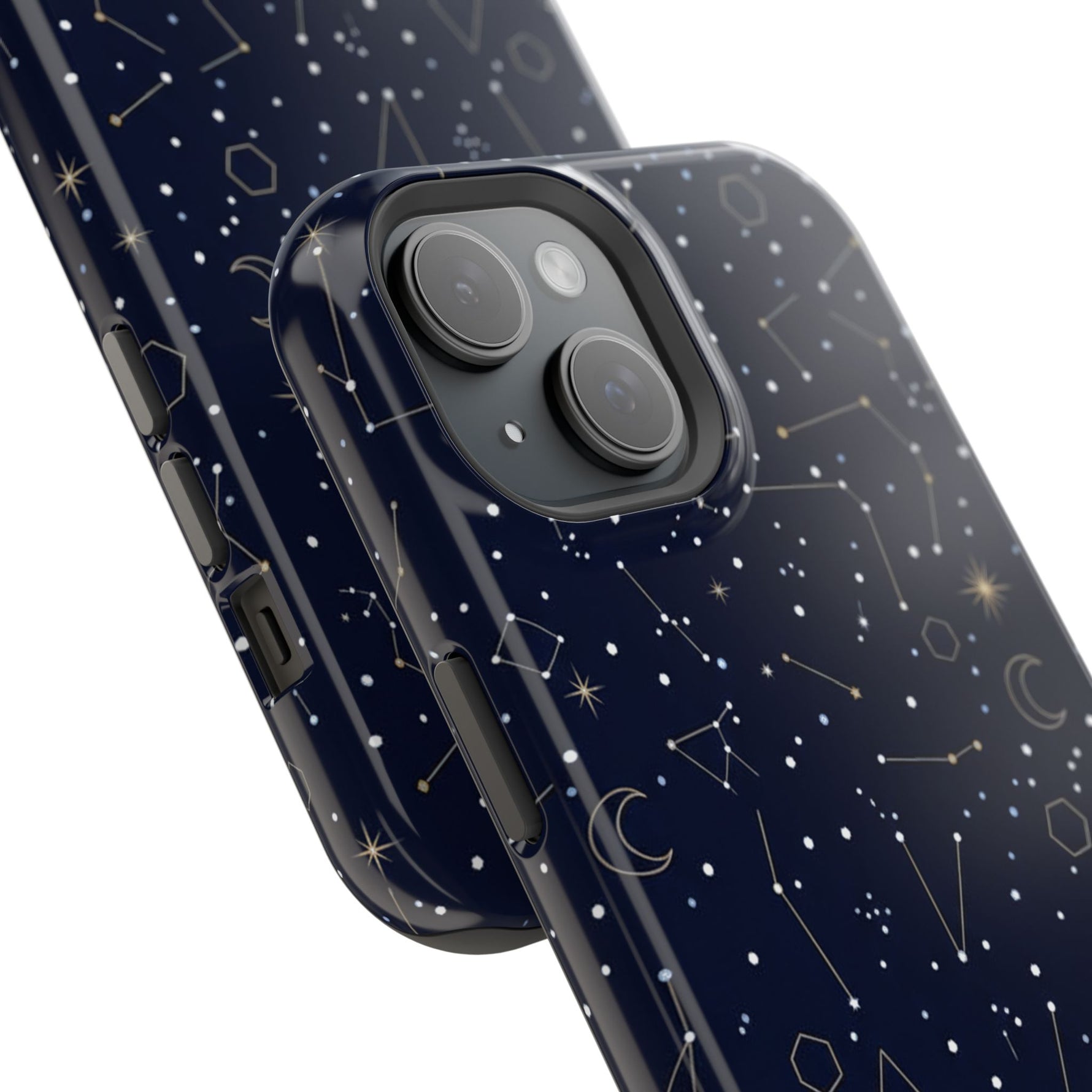 Constellation Night Magnetic Impact-Resistant Phone Case with MagSafe - iPhone 17 / Glossy - Shamo's