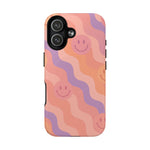 Groovy Smiley Faces Retro iPhone Case | MagSafe - Shamo's