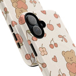 Teddy Berry Cozy Strawberry Pattern iPhone Case with MagSafe  Shamo's