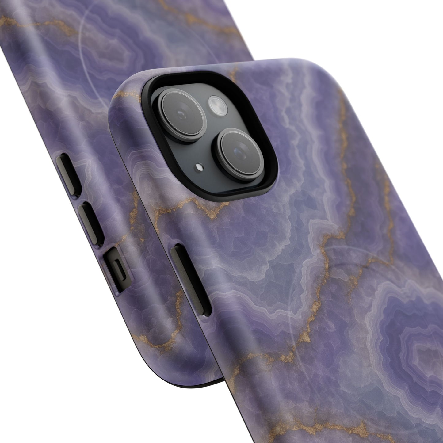 Purple Agate Marble iPhone Case with MagSafe - Shamo's