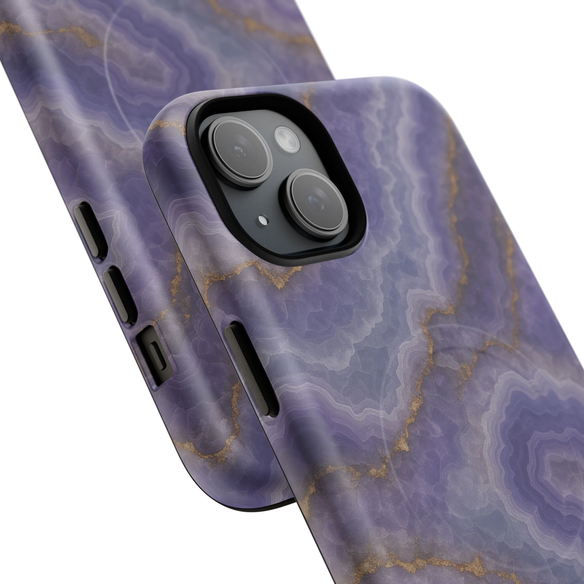 Purple Agate Marble iPhone Case with MagSafe - Shamo's